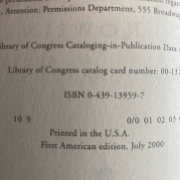⭐️J.K. Rowling⭐️ Harry Potter and the goblet of fire, 1st American Edition - Picture 7 of 7